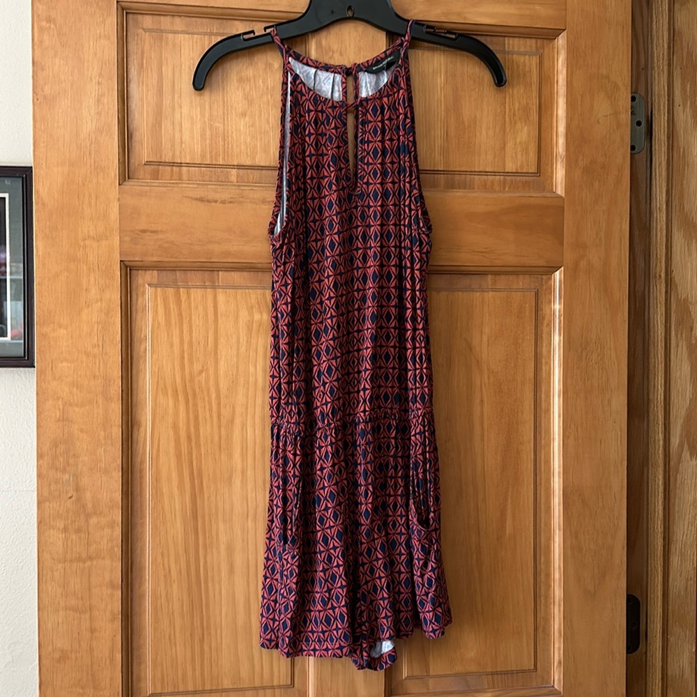 Banana Republican romper with pockets